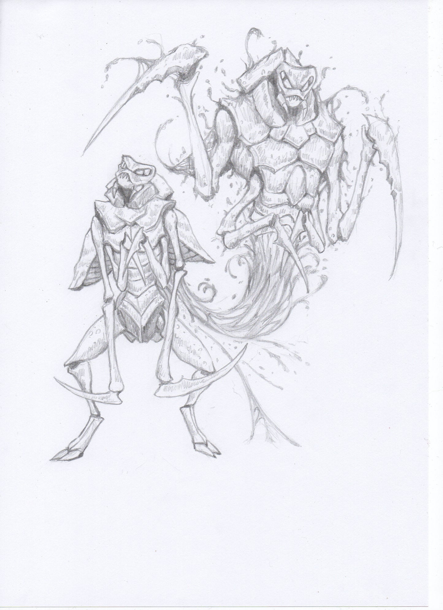 Vault Keeper - Pencil Sketch